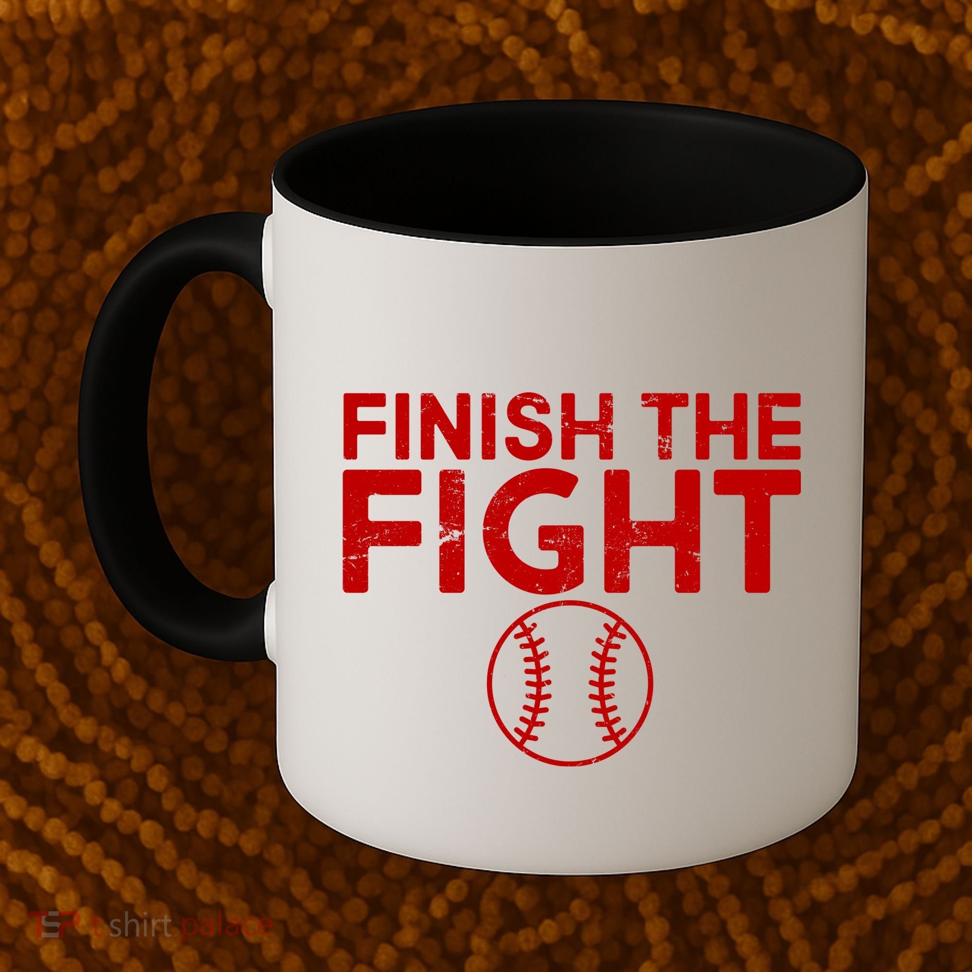Finish The Fight Washington Baseball Coffee Mug