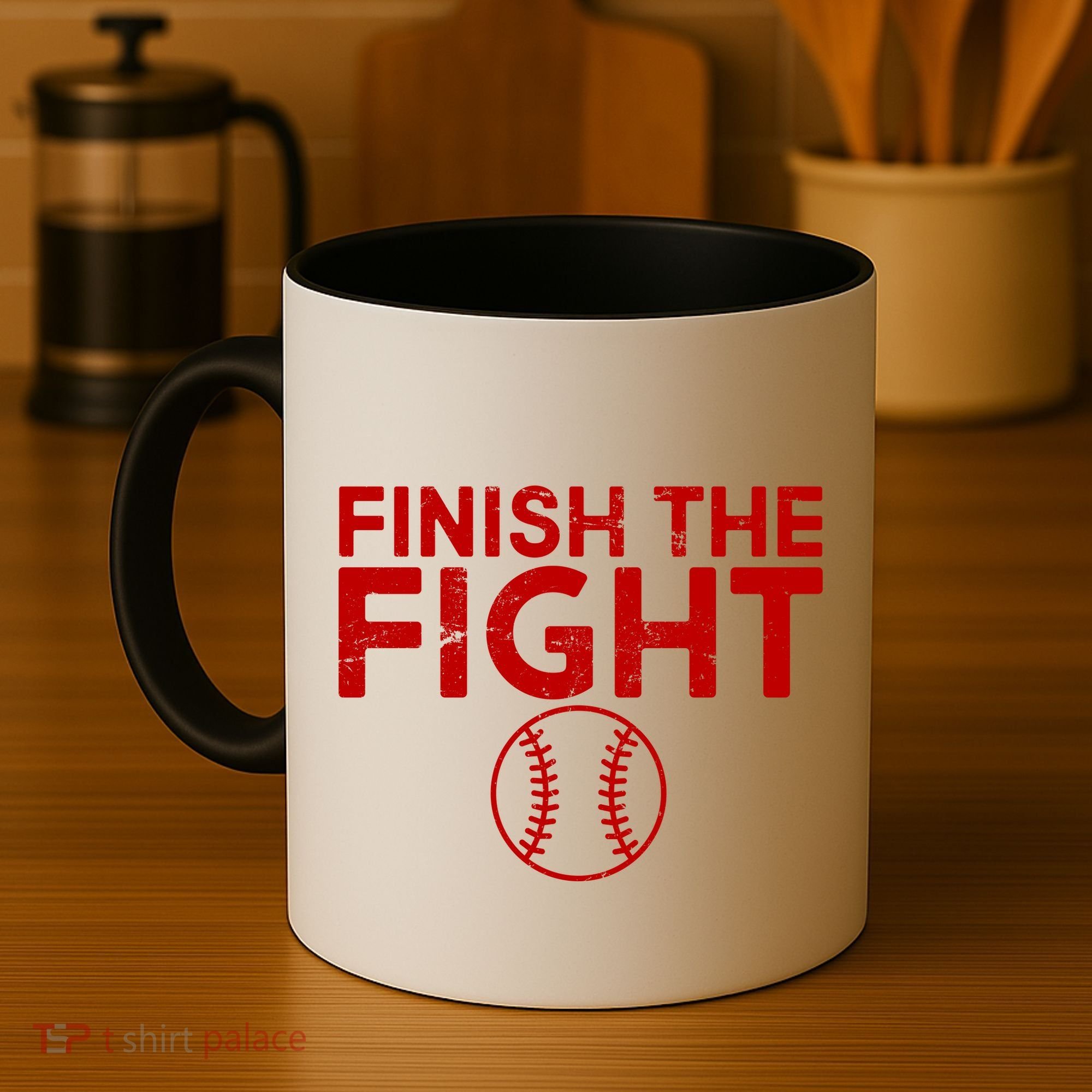 Finish The Fight Washington Baseball Coffee Mug