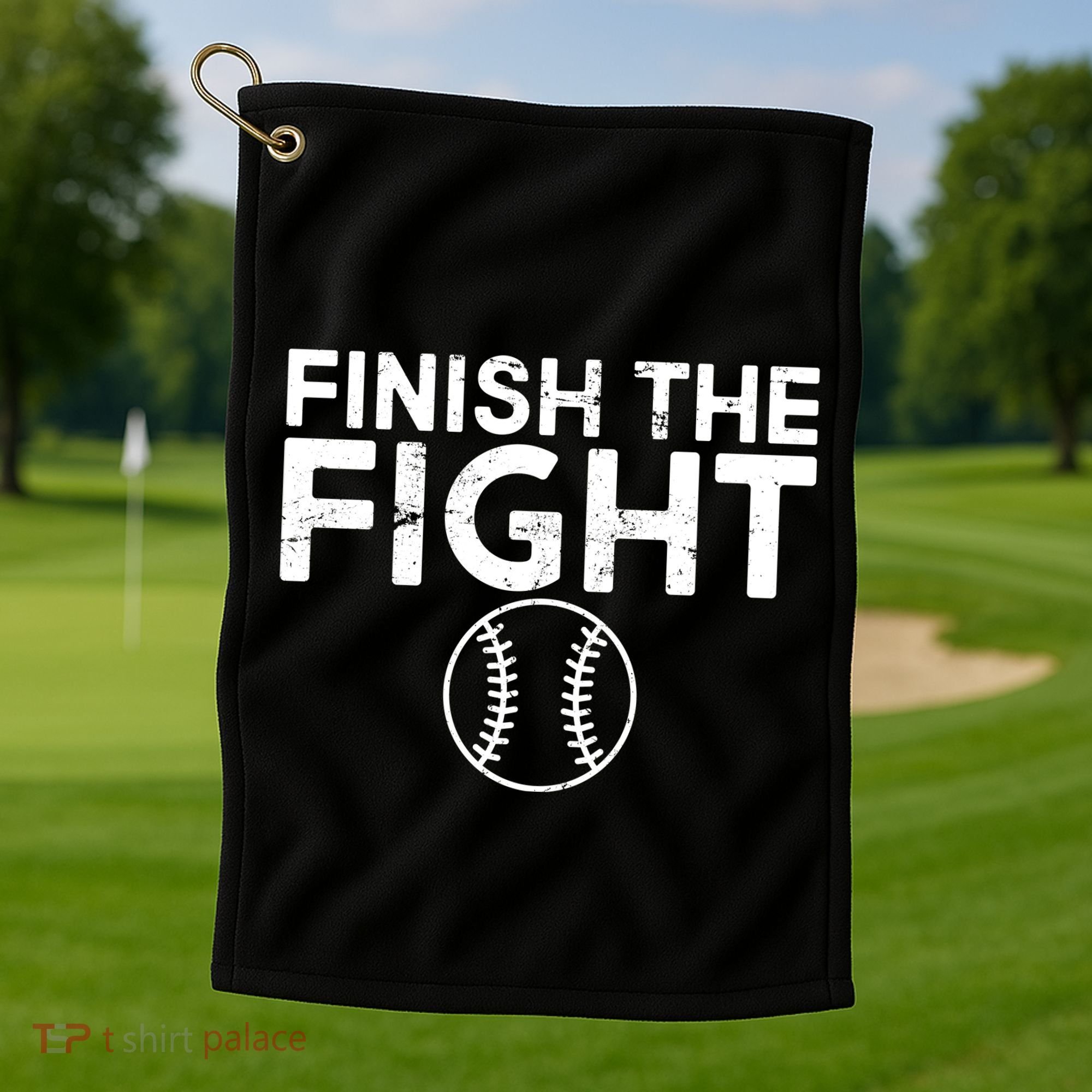 Finish The Fight Washington Baseball Golf Towel