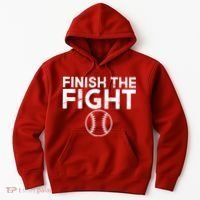 Finish The Fight Washington Baseball Hoodie thumb 0