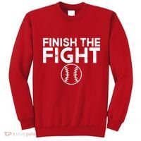 Finish The Fight Washington Baseball Sweatshirt thumb 0