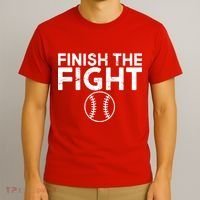 Finish The Fight Washington Baseball T-Shirt thumb 3