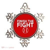 Finish The Fight Washington Baseball Ornament thumb 0