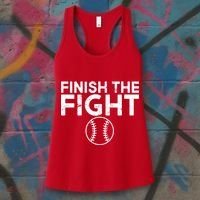 Finish The Fight Washington Baseball Women's Tank Top thumb 3