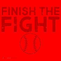 Finish The Fight Washington Baseball Santa Hat thumb 1