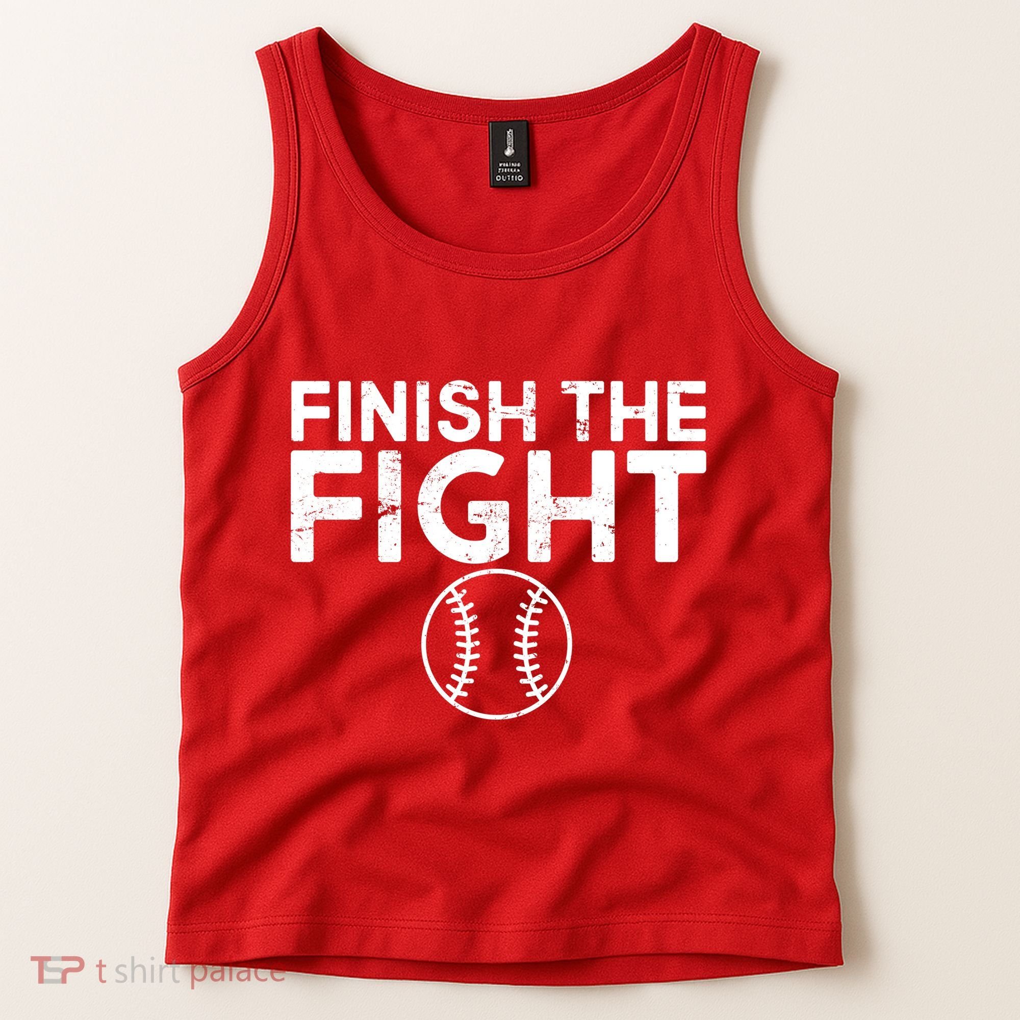 Finish The Fight Washington Baseball Tank Top