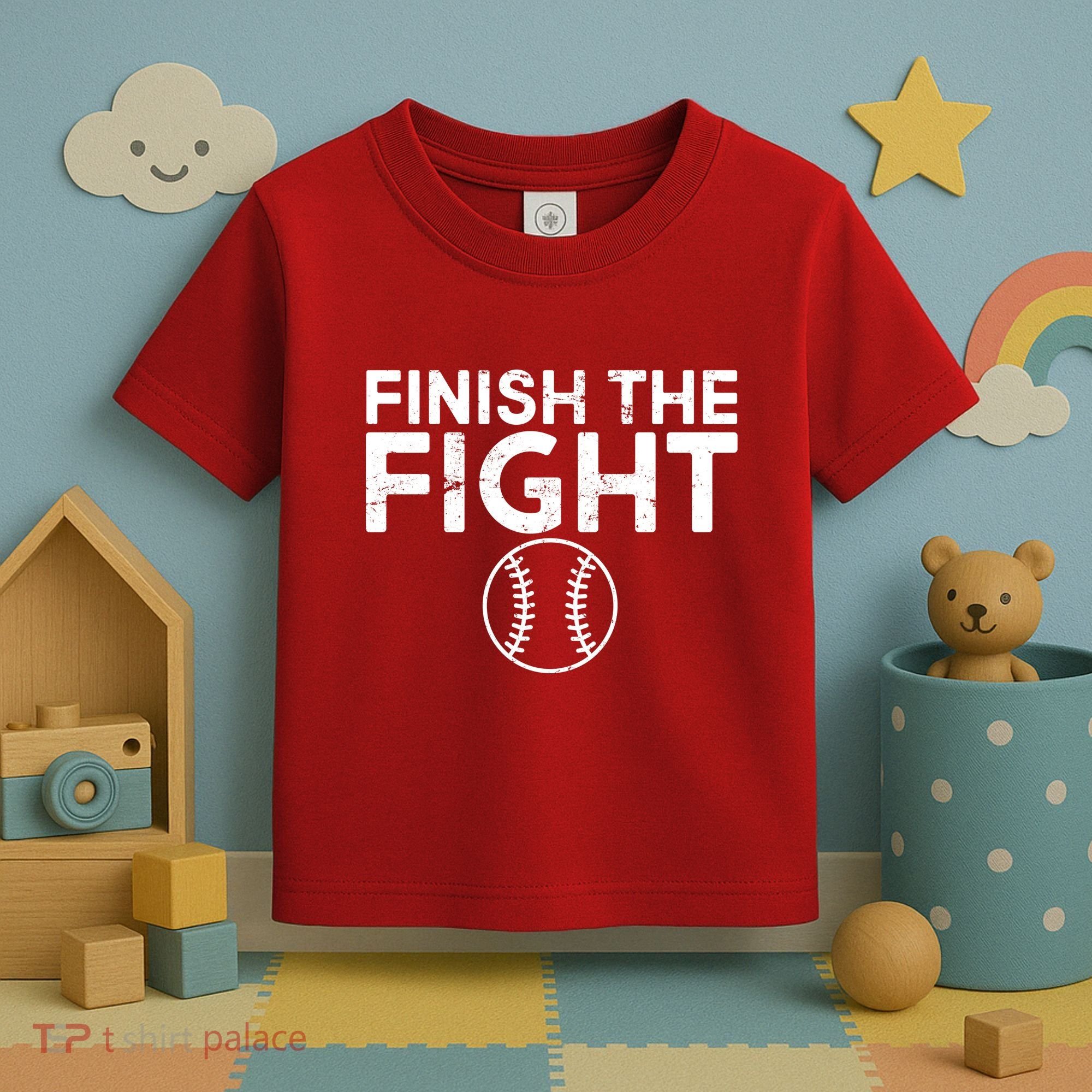 Finish The Fight Washington Baseball Toddler T-Shirt