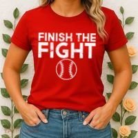 Finish The Fight Washington Baseball Women's T-Shirt thumb 2