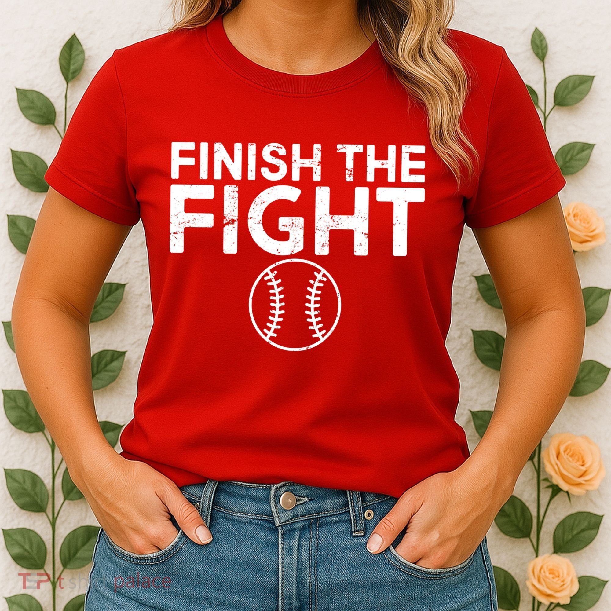 Finish The Fight Washington Baseball Women's T-Shirt