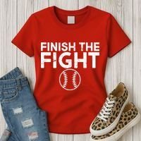 Finish The Fight Washington Baseball Women's T-Shirt thumb 3