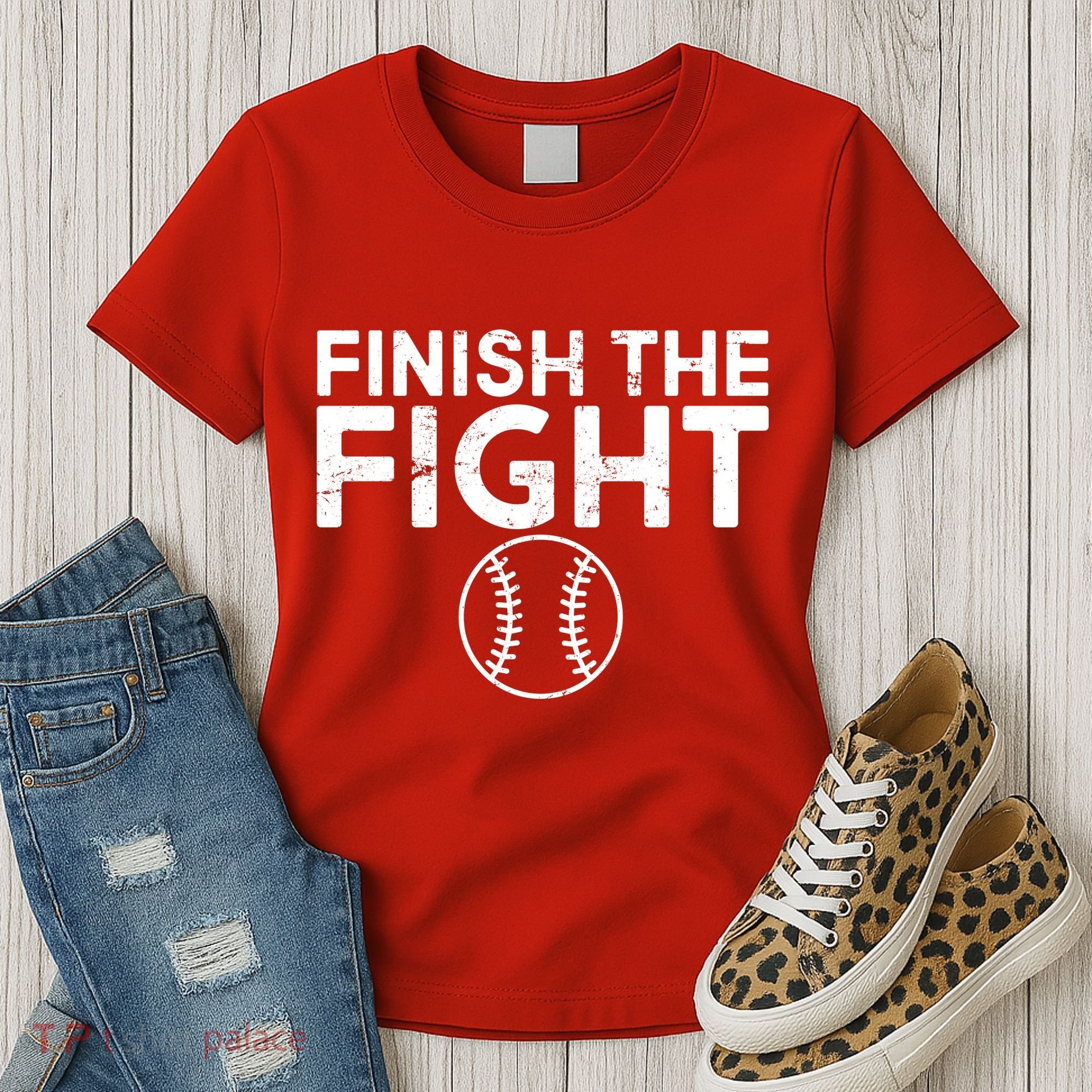 Finish The Fight Washington Baseball Women's T-Shirt