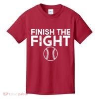 Finish The Fight Washington Baseball Kids T-Shirt thumb 0