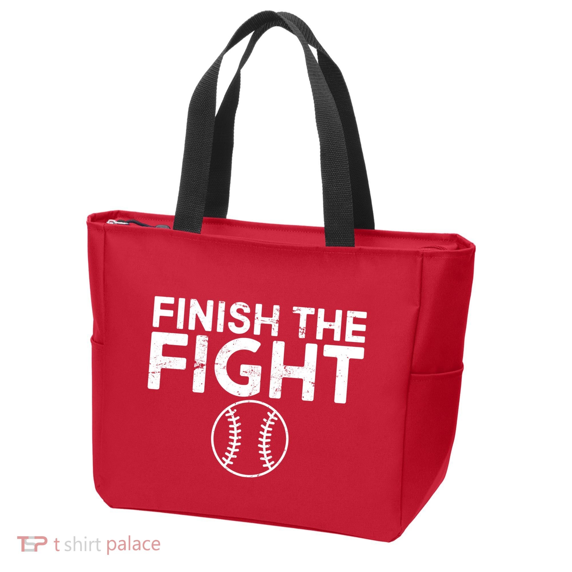 Finish The Fight Washington Baseball Tote Bag