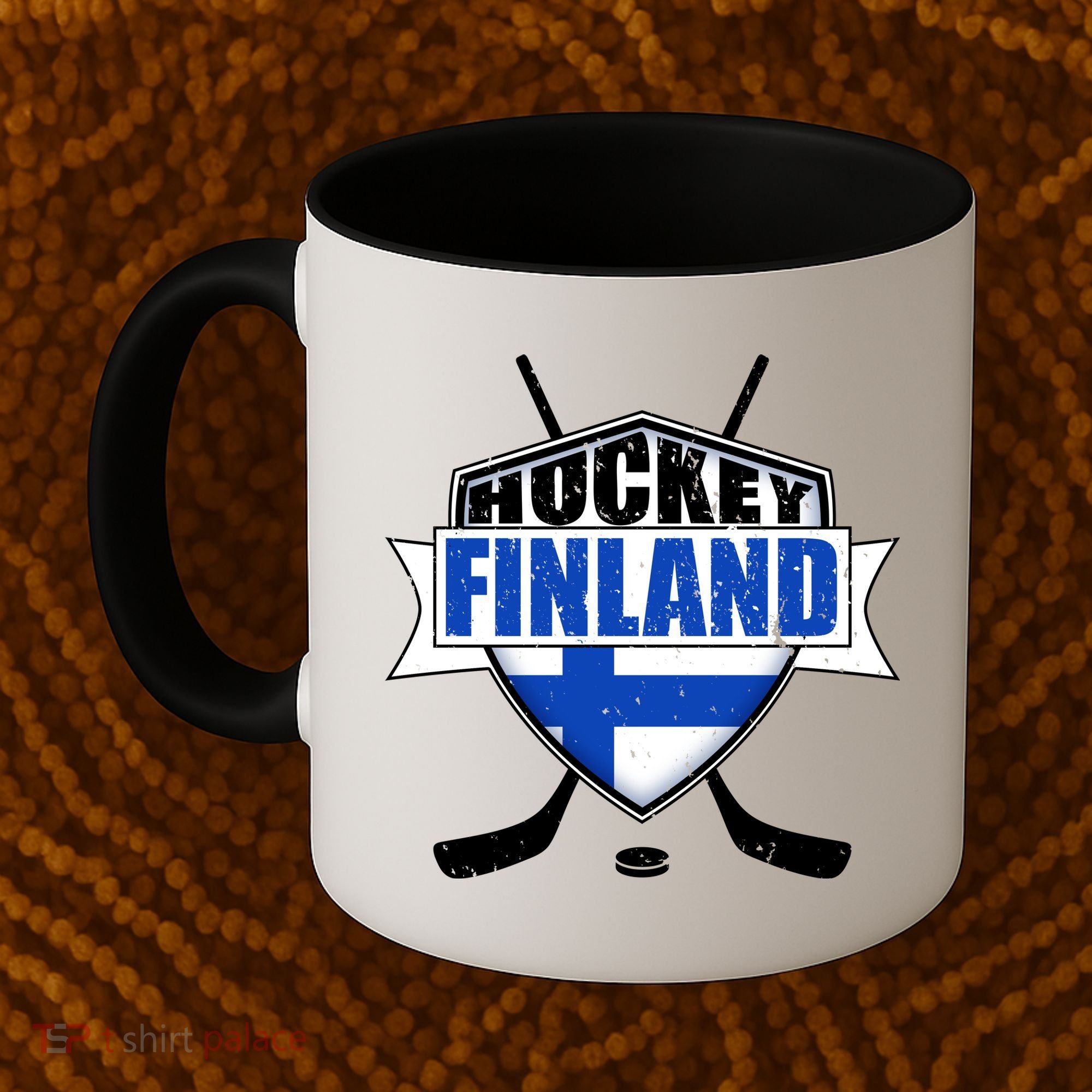 Finland Hockey Team Shield Coffee Mug