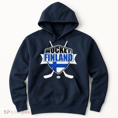Finland Hockey Team Shield Hoodie