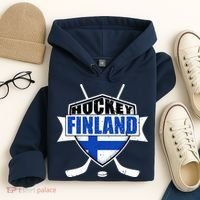 Finland Hockey Team Shield Hoodie thumb 4