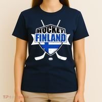 Finland Hockey Team Shield T-Shirt thumb 4