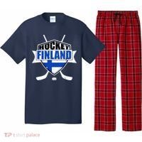 Finland Hockey Team Shield Pajama Set thumb 0