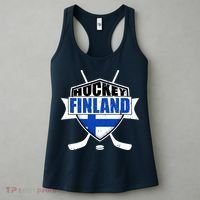Finland Hockey Team Shield Women's Tank Top thumb 3