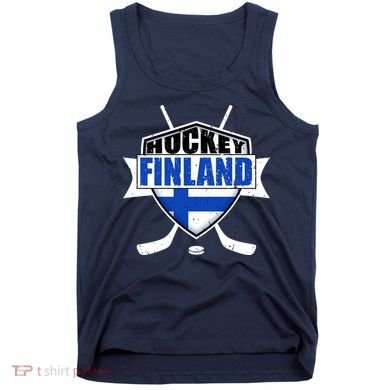 Finland Hockey Team Shield Tank Top
