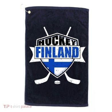 Finland Hockey Team Shield Golf Towel