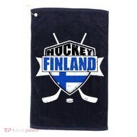 Finland Hockey Team Shield Golf Towel thumb 0