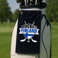 Finland Hockey Team Shield Golf Towel thumb 2