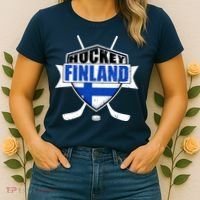 Finland Hockey Team Shield Women's T-Shirt thumb 2
