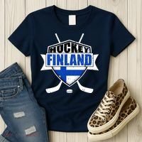 Finland Hockey Team Shield Women's T-Shirt thumb 3