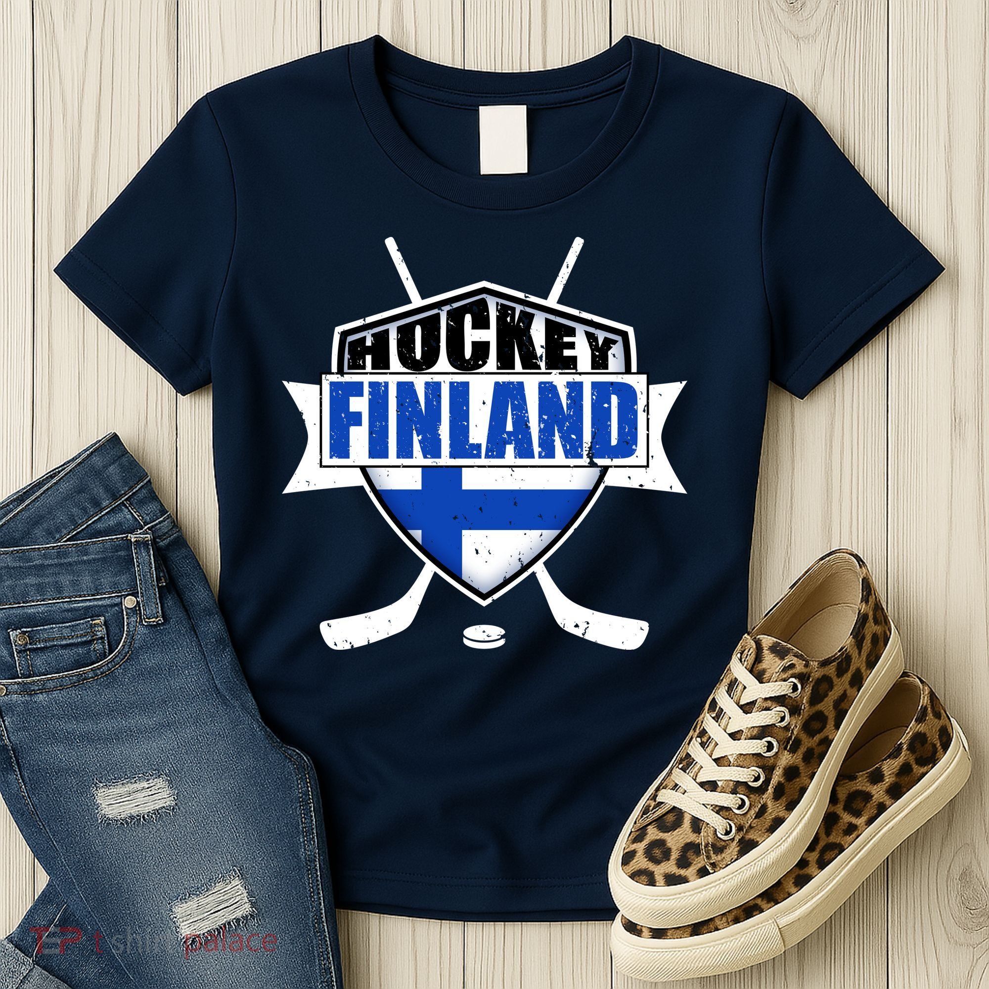Finland Hockey Team Shield Women's T-Shirt