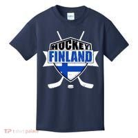 Finland Hockey Team Shield Kids T-Shirt thumb 0