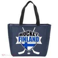 Finland Hockey Team Shield Tote Bag thumb 0