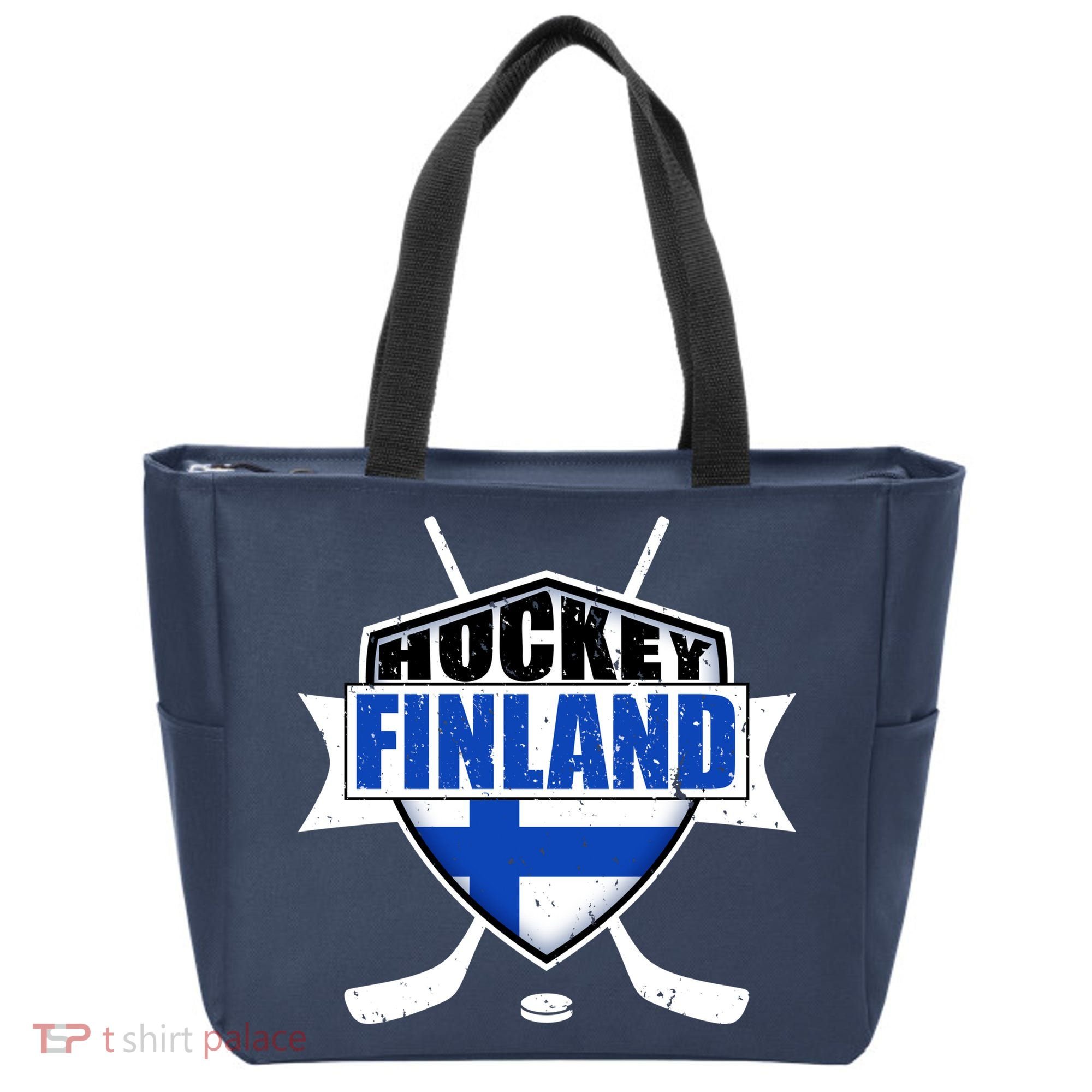 Finland Hockey Team Shield Tote Bag
