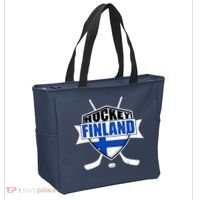 Finland Hockey Team Shield Tote Bag thumb 2