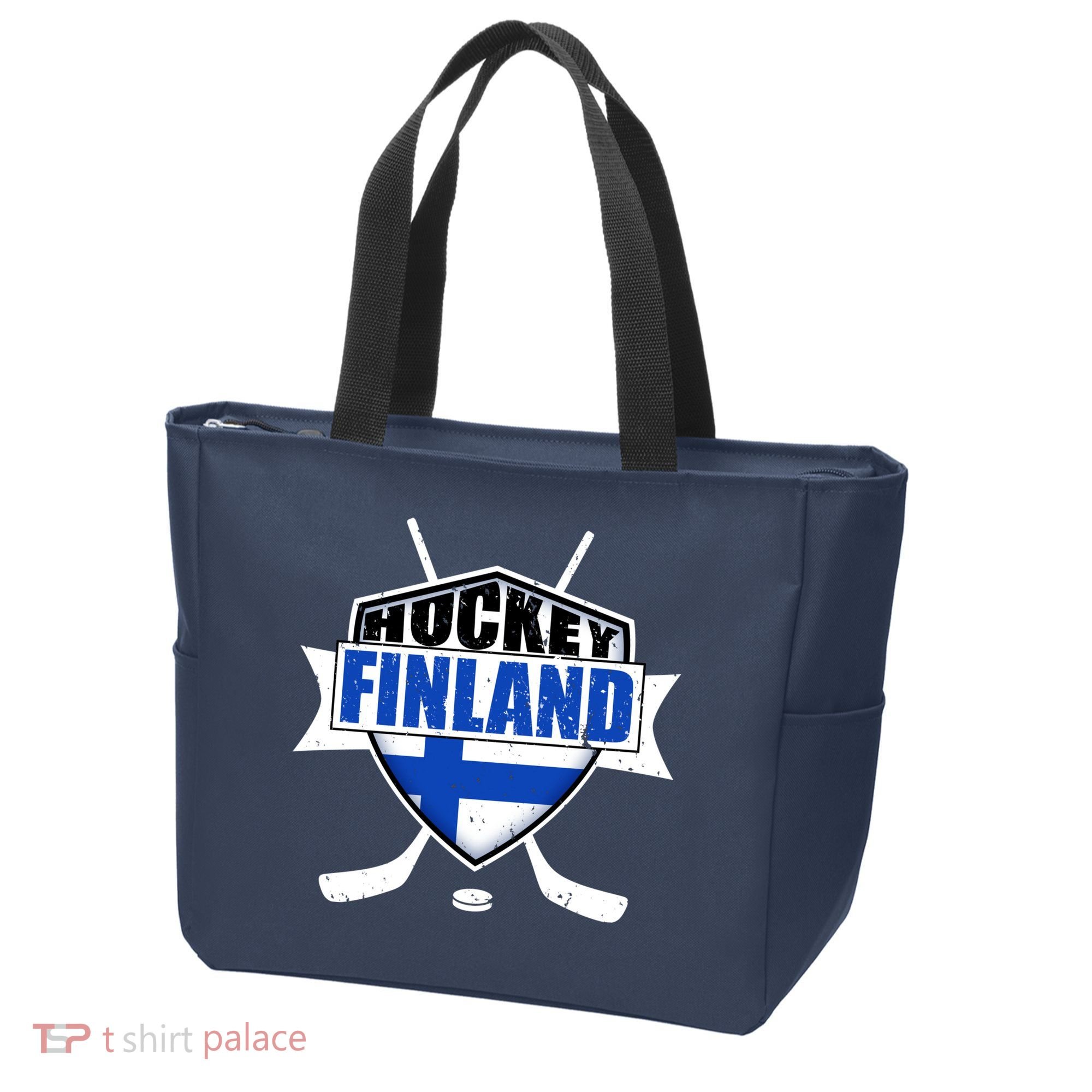 Finland Hockey Team Shield Tote Bag