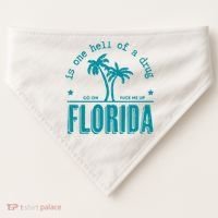Florida Is One Hell Of A Drug Taylor Lyrics Ttpd USA-Made Doggie Bandana thumb 0