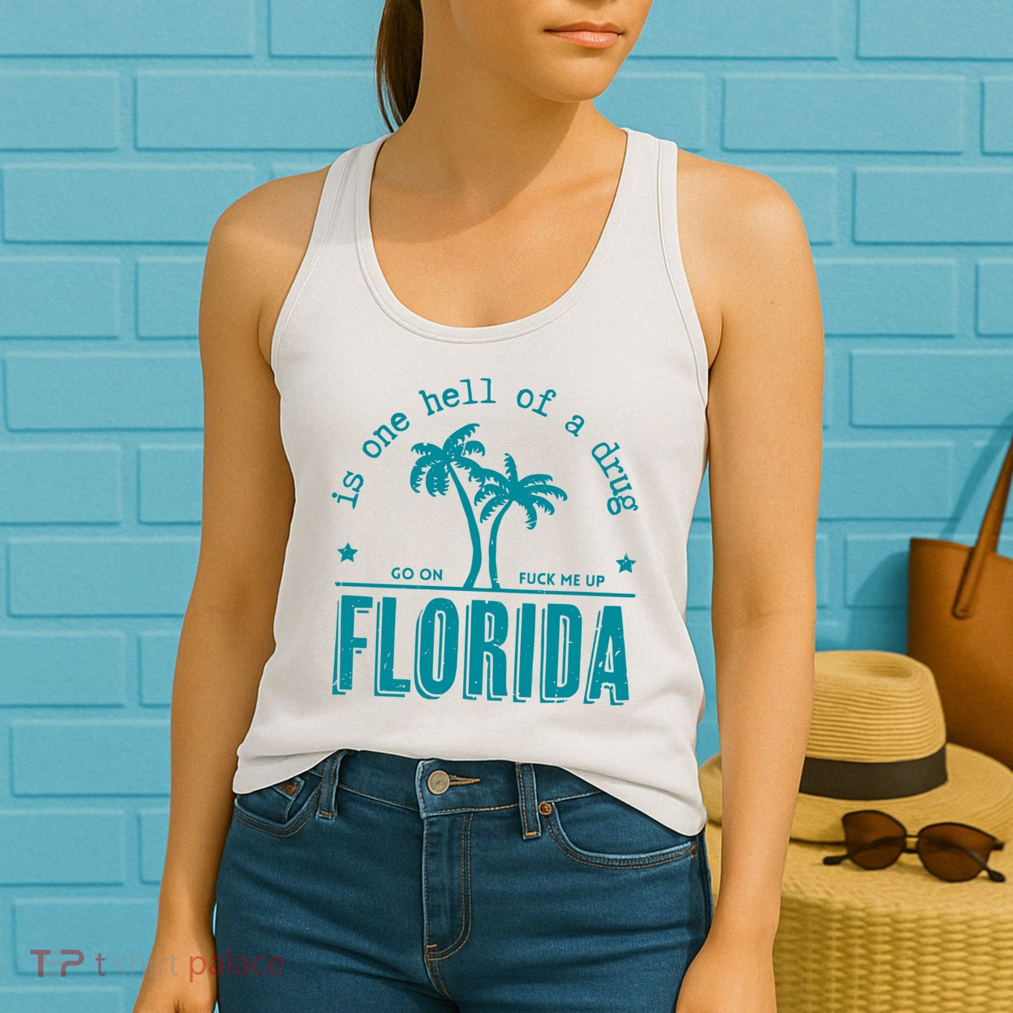 Florida Is One Hell Of A Drug Taylor Lyrics Ttpd Women's Tank Top