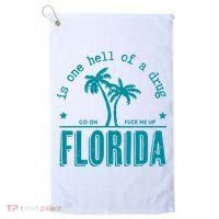 Florida Is One Hell Of A Drug Taylor Lyrics Ttpd Golf Towel thumb 0