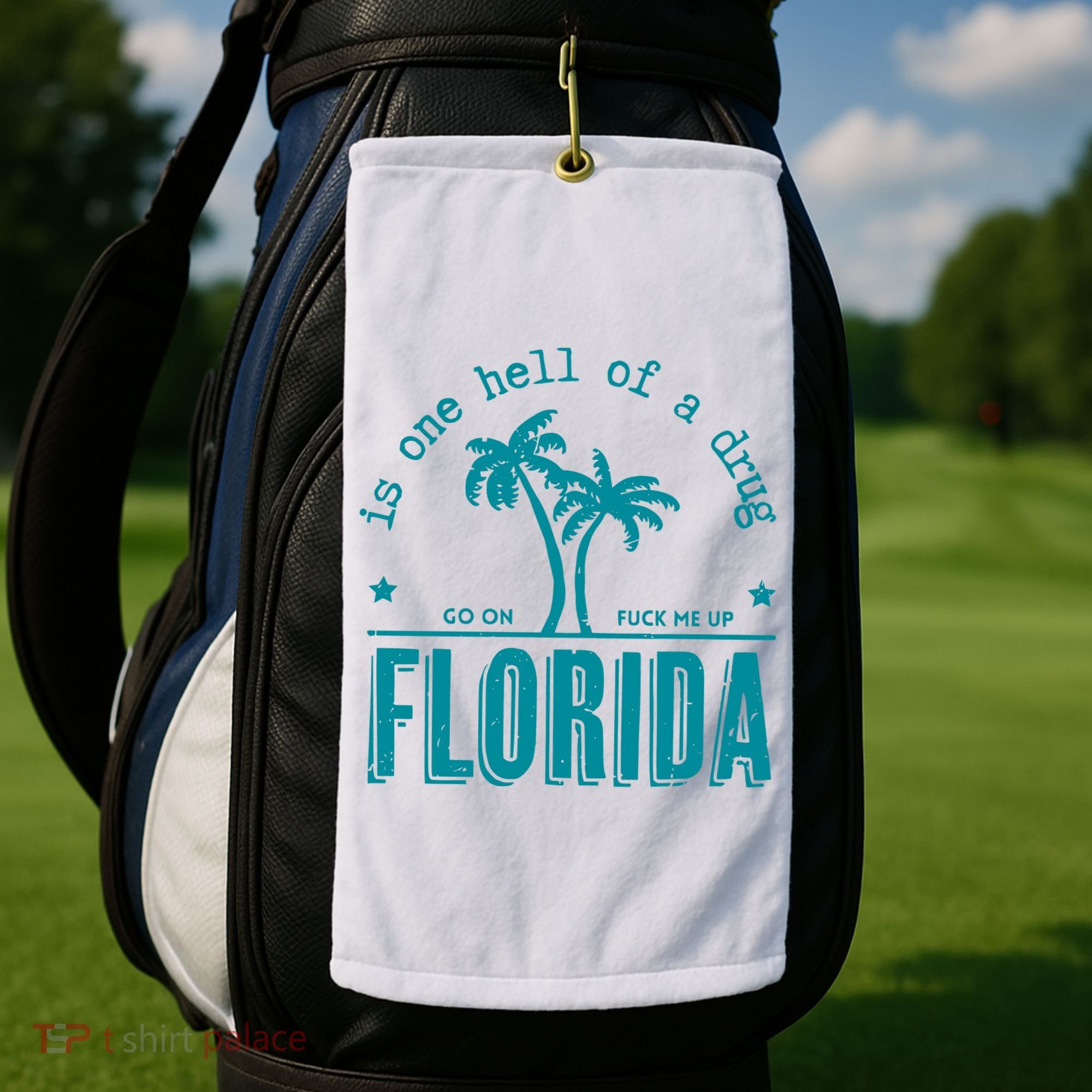 Florida Is One Hell Of A Drug Taylor Lyrics Ttpd Golf Towel