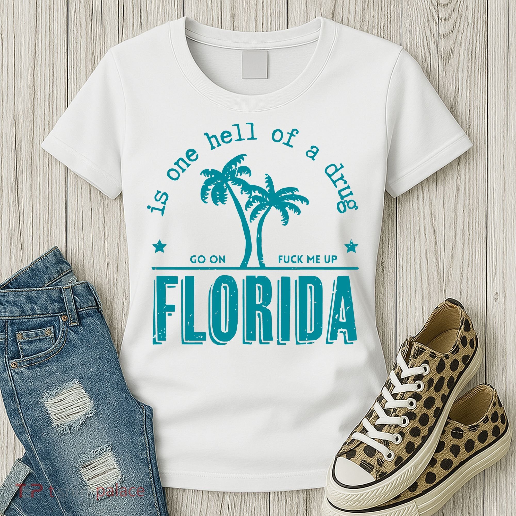 Florida Is One Hell Of A Drug Taylor Lyrics Ttpd Women's T-Shirt