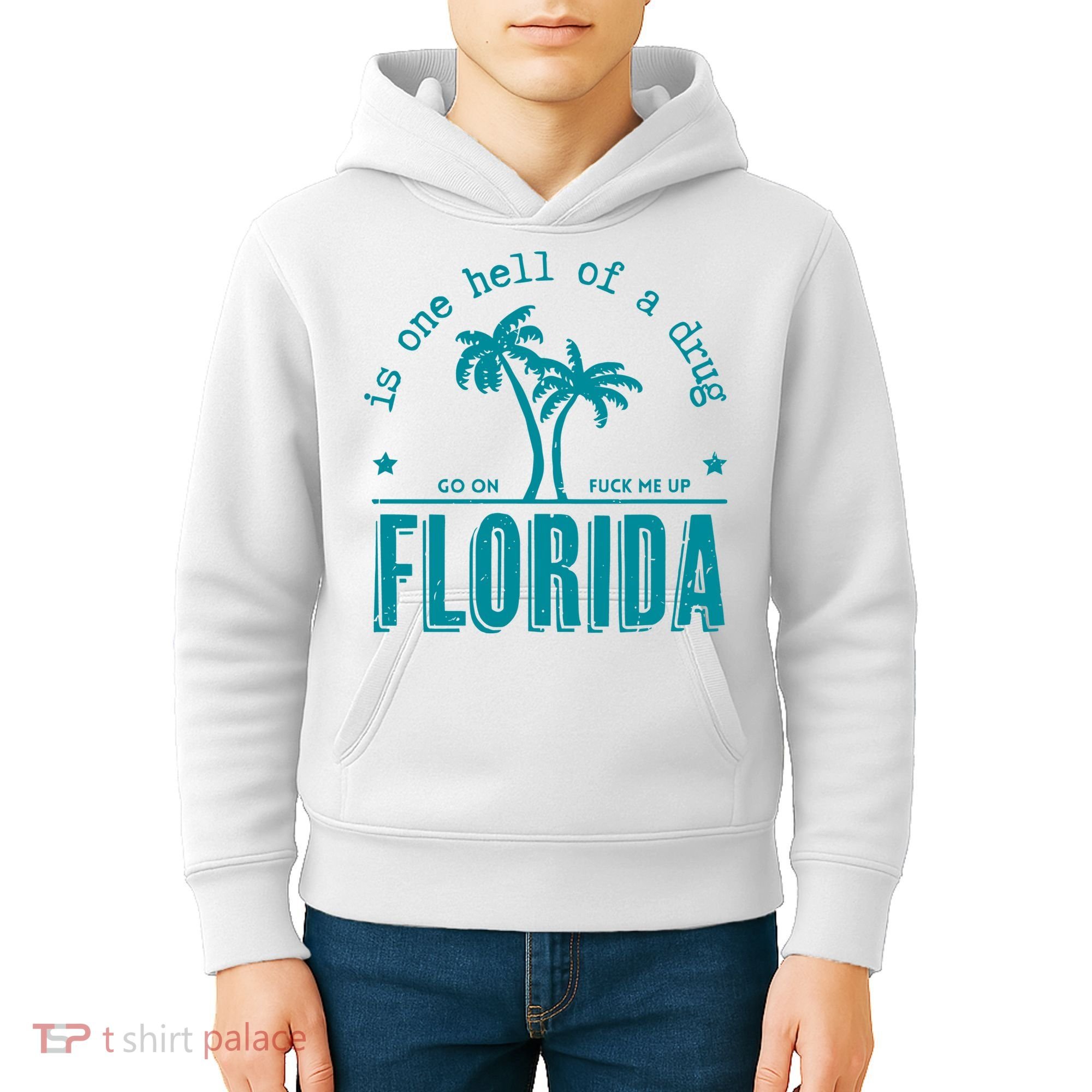 Florida Is One Hell Of A Drug Taylor Lyrics Ttpd Kids Hoodie