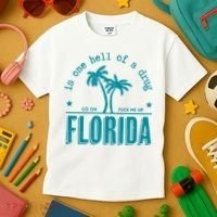 Florida Is One Hell Of A Drug Taylor Lyrics Ttpd Kids T-Shirt thumb 3