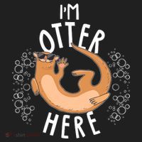 Funny I'm Otter Here Beanie thumb 2