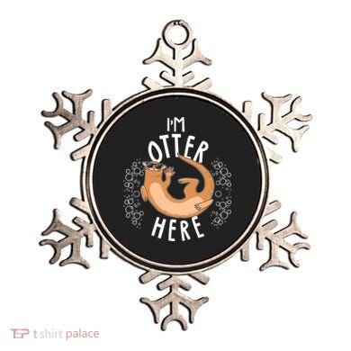 Funny I'm Otter Here Ornament