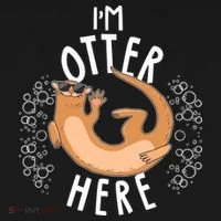 Funny I'm Otter Here Women's Tank Top thumb 5