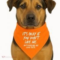 Funny Its Okay If You Dont Like Me USA-Made Doggie Bandana thumb 1