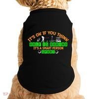 Funny It's Ok If You Think Golf Is Boring It's A Smart Person Sport Doggie Tank thumb 0
