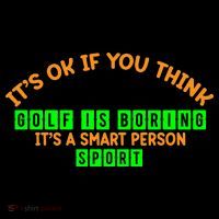 Funny It's Ok If You Think Golf Is Boring It's A Smart Person Sport Coffee Mug thumb 5