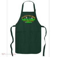 Funny It's Ok If You Think Golf Is Boring It's A Smart Person Sport Apron thumb 0