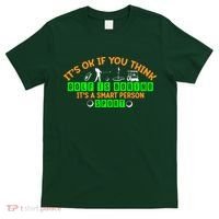 Funny It's Ok If You Think Golf Is Boring It's A Smart Person Sport T-Shirt thumb 0